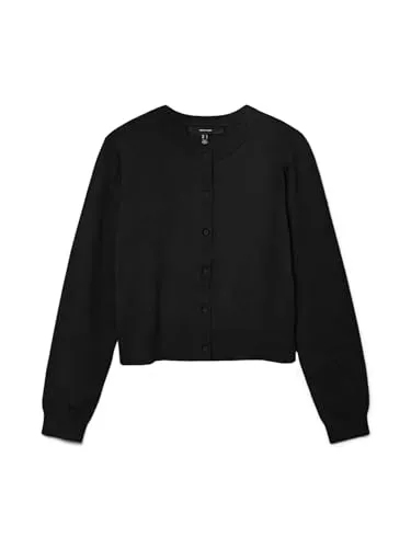 Vero Moda VMVICKY Strickjacke für Damen - Elegante Strickjacke für Damen, normal geschnitten aus 52% LENZING ECOVERO Viscose – umweltfreundlich und bequem.
