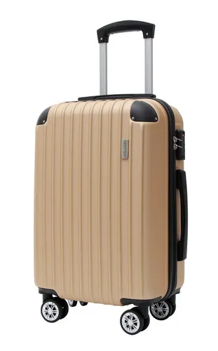 Frentree Hartschalen-Trolley Reisekoffer mit TSA-Schloss, Koffer in 3 Größen (Handgepäck, L, XL), hochfeste ABS-Hartschale, 4 Doppel-Leichtlauf-Räder 360° drehbar