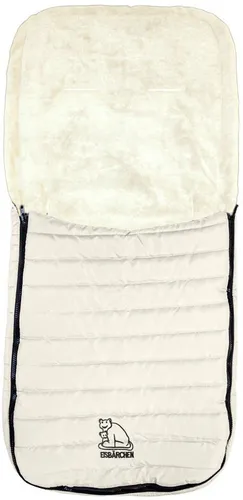 Heitmann Felle Fußsack Eisbärchen - Steppfußsack für Kinderwagen & Buggy - Fußsäcke für die Übergangszeit, wind- und wasserabweisend mit weichem Fleecefutter für kuschelige Wärme an kühlen Tagen.