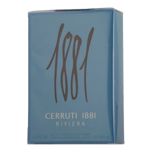 Cerruti 1881 Eau de Toilette Riviera Pour Homme - Herrendüfte, 100 ml Flasche - ein frischer, eleganter Duft für den modernen Mann, der Stil und Raffinesse verkörpert.