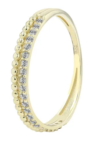 AKZENT Fingerring Spruce 333/- Gold, 8ct, Goldfarbig, Gr 50