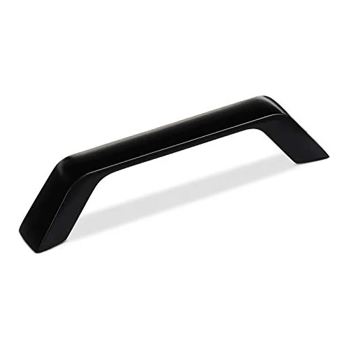 SOTECH Möbelgriff Blackline II BA 96 mm schwarz matt, Schrankgriff Länge 116 mm x Breite 17 mm x Höhe 25 mm, Kommodengriff aus Aluminium