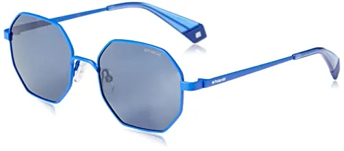 Polaroid Unisex Adults’ PLD 6067/S Sunglasses, PJP/C3 Blue, 53