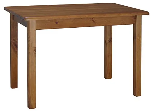 koma Esstisch Küchentisch Speisetisch Kiefer Tisch massiv Restaurant 70 x 100cm Eiche Farbe