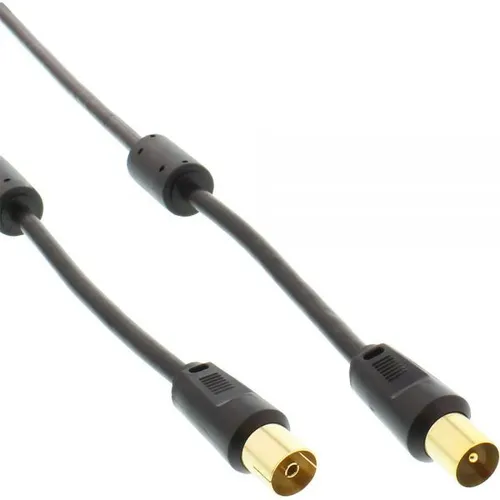 Inline Antennenkabel 2x geschirmt | 85dB | schwarz 20m (0,50 EUR/m)