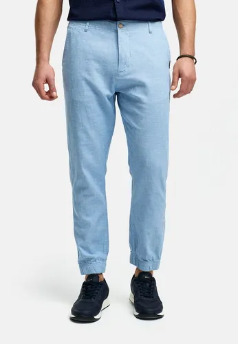 Indicode Leinenhose Blnda mit dekorativem Kordelgürtel - Die lässige Leinenhose von INDICODE für einen entspannten Freizeitlook. Aus leichter Leinenmischung und ideal kombinierbar mit T-Shirts oder Hemden für den perfekten Sommerstyle.