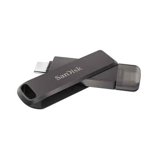 SanDisk iXpand Luxe 64 GB - USB-C und Lightning, vielseitiger Speicher für iPhone und iPad