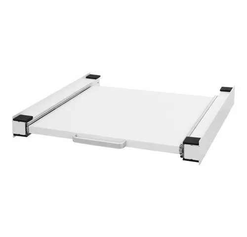 Zwischenbaurahmen Waschmaschinenzubehör - Ausziehbarer Verbindungsrahmen - Kategorie: Waschmaschinen- & Trocknerteile, bietet eine stabile Plattform aus pulverbeschichtetem Stahl für optimale Platznutzung und zusätzliche Ablagefläche.