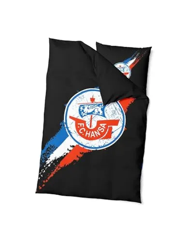 F.C. Hansa Rostock Bettwäsche Kurve 135x200 + 80x80cm