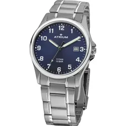 ATRIUM Herren Uhr Armbanduhr Titan A23-35 - Wanderhosen und mehr: Robuste Titan-Armbanduhr mit 10 ATM Wasserdichtigkeit und leuchtenden Zeigern, ideal für Abenteuer und den Alltag.
