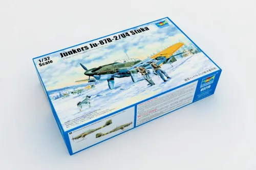 Trumpeter 003215-1/32 Junkers Ju-87 B2/U4 Stuka Flugzeug - Luftfahrt-Modellbausätze, detailliertes Plastikmodell für Sammler und Modellbau-Enthusiasten, ideal für realistische Nachbildungen.