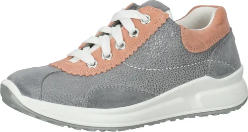 Superfit Sneaker Veloursleder/Textil für Mädchen - Bequeme Sneaker mit herausnehmbarer Decksohle und flexiblem, rutschhemmendem Laufsohlen für optimalen Halt. Coole Designs im Lagen-Look mit dezentem Leo-Print, ideal für die Freizeit.