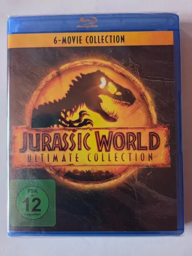 Jurassic World Ultimate Collection Blu-ray - 6 BRs - Filme: Erleben Sie die komplette Jurassic World Saga in atemberaubender Blu-ray Qualität, ideal für jeden Filmfan.