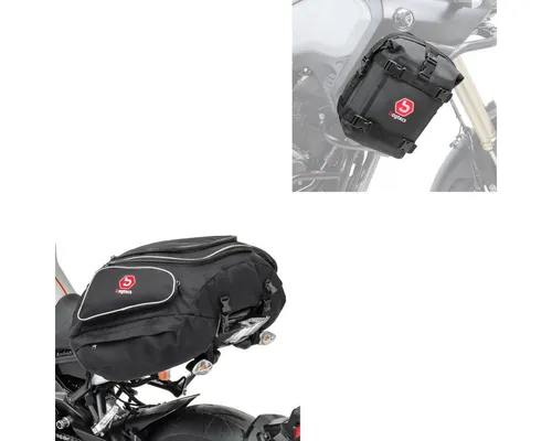 Bagtecs Reisetasche Set Hecktasche + Sturzbügeltasche S5
