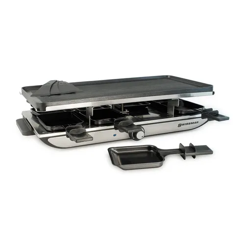 SWISSMAR Raclette GENEVA für 8 Personen mit antihaftbeschichteter Grillplatte
