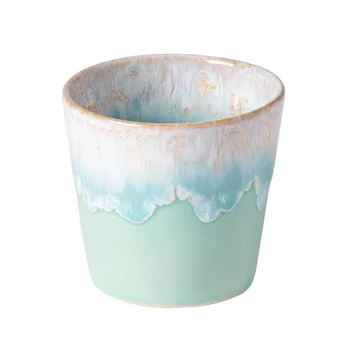 Costa Nova Lungo Becher Grespresso, Aqua hellblau, 210 ml, Tasse für Caffè Lungo