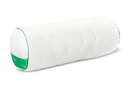 Weiche Nackenrolle Nackenkissen mit Reißverschluss Reisekissen Microfaser 15x45cm oder 20x60 cm Supersoft Relaxkissen Kuschelkissen weiß rosa Ecru waschbar bei 60 Grad (weiß, 15 x 45 cm)