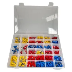 Kabelschuh Set | isolierte Crimpverbinder | 600-teilig | Sortimentbox
