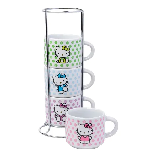 Kaffee- & Teebecher Silber von Hello Kitty