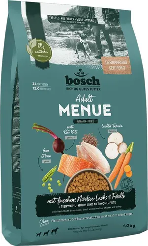Bosch MENUE Adult Lachs und Forelle 1kg von Bosch