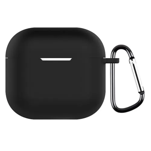 CoverKingz Hülle kompatibel mit AirPods 4 - Silikon Schutzhülle AirPods 4 Cover - Case Tasche Schwarz