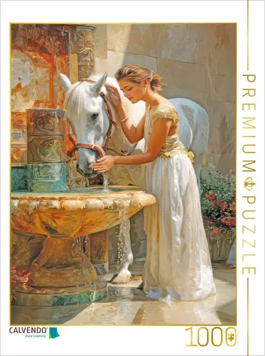 CALVENDO Puzzle Pferdeliebe | 1000 Teile Lege-Größe 64x48cm Foto-Puzzle für glüc