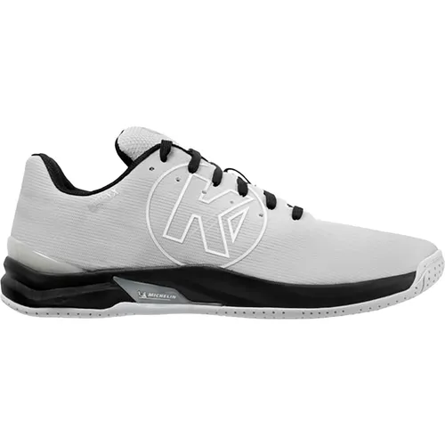 Kempa Attack Two 2.0 Handballschuhe Weiß EU 42 - Hallenschuhe mit innovativem MATRYXmesh 2.0 für hohe Atmungsaktivität und MICHELIN-Laufsohle für optimalen Grip. Ideal für leistungsorientierte Handballspieler.