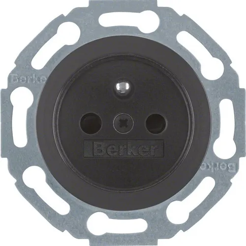 Berker Steckdosen Schwarz von Berker
