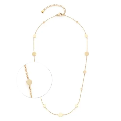 Leonardo Jewels Halskette 42 gold Milla CIAO - Edelstahl Modeschmuck mit Ionenplattierung, minimalistische Eleganz und flexible Länge dank Verlängerungskette - perfekt für jeden Look.