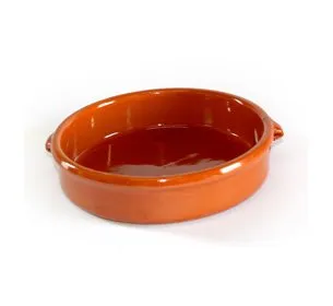 Terrissaires - Cazuela, Tonschale Braun Traditionell - 23 cm Durchmesser