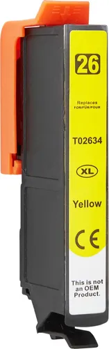 Alternativ zu Epson 26 XL / C13T26344012 Tinte Yellow