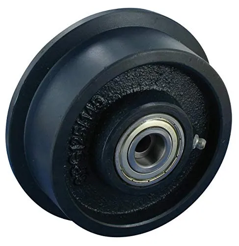 Rad mit Spurkranz 75mm - Hohe Tragfähigkeit - Industrierollen mit Platte, langlebig und mit einer Tragfähigkeit von bis zu 700KG, ideal für den Einsatz in anspruchsvollen industriellen Anwendungen.