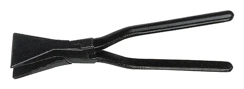 Falzzange gebogen 45° - Hochwertige Zange für präzises Abfalzen - Zangen zur Bearbeitung von Blechen, aus hochwertigem Qualitätsstahl geschmiedet und mit langlebiger PVC-Beschichtung für ergonomisches Handling.