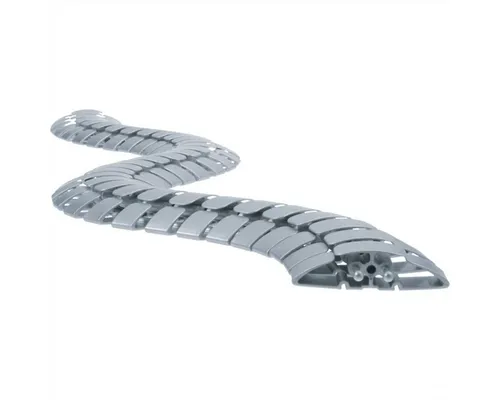 Bachmann Kabelbrücke 930.033 Kabelschlange 2 Kanal - Adapter für Inneneinsatz, robust und belastbar bis 120 kg, ideal für stark frequentierte Bereiche mit innovativem 2-Kammersystem zur perfekten Kabeltrennung.