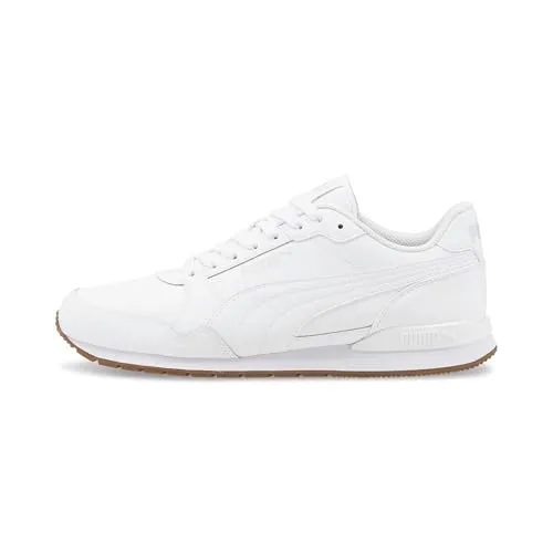 PUMA Unisex St Runner V3 L Sneaker, White White Gum, 41 EU - Herren-Sneaker mit CMEVA für maximale Performance und SoftFoam+ Innensohle für langanhaltenden Komfort und perfekte Dämpfung bei jedem Schritt.