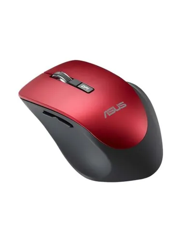 Asus WT425 Kabellose Maus in Rot - Ergonomische Wireless Optical Maus mit 1600 DPI für präzise Steuerung und kabellose Freiheit. Ideal für Büro und Gaming.