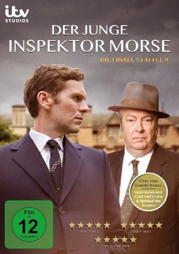Der Junge Inspektor Morse - Staffel 9 - (2 DVD) - Neu - Filme: Fesselnde Krimiserie mit packenden Ermittlungen, ideal für Fans von spannenden Geschichten und cleveren Wendungen.