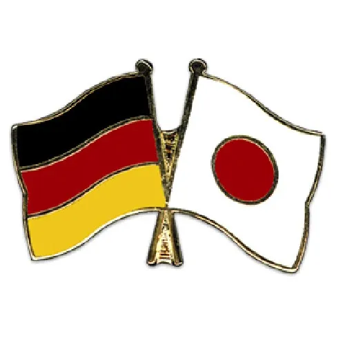 Freundschaftspin Deutschland-Japan von Everflag