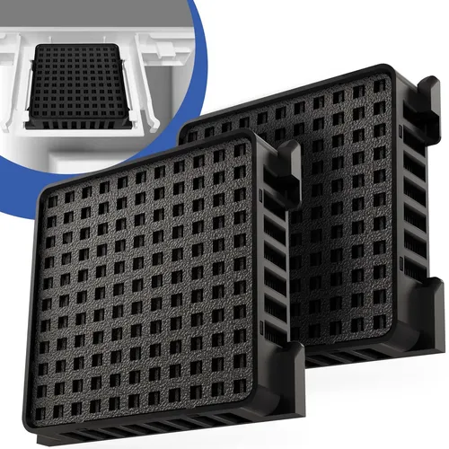 2x Aktivkohlefilter für Liebherr-Kühlschränke - Ersatzfilter 7440021, neutralisiert Gerüche und reinigt die Luft, Made in Germany