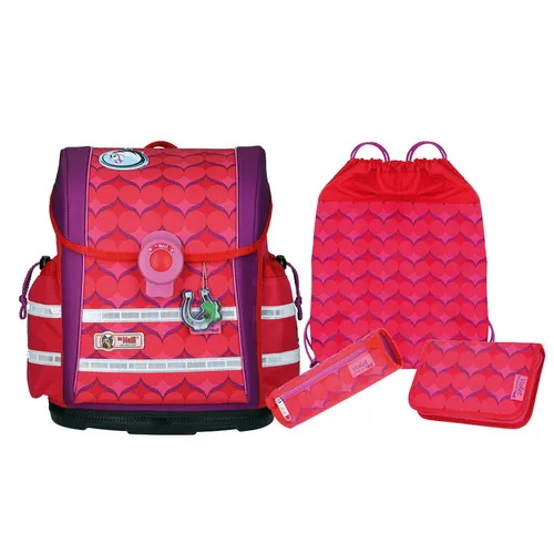 McNeill ERGO Light 912 Schulranzen-Set 4tlg. - Ergonomisches Design für gesundes Tragen - Schulranzen-Set mit ergonomischem Design und praktischem Zubehör, ideal für einen gesunden Rücken in der Schule.