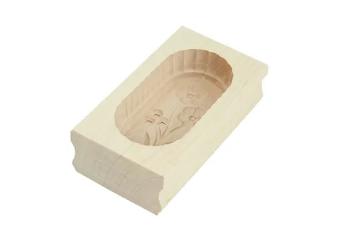 Gravidus Butterdose Butterform aus Ahorn Holz Buttermodel Buttersturzform 125g