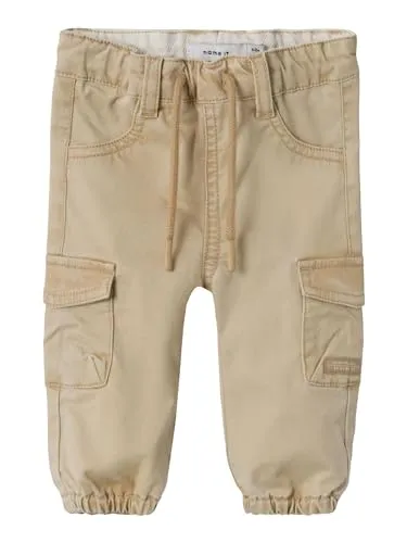 Name It Bentwi Pant 1771 Baby Cargo Pants 12 Months - Hosen für Baby-Jungen, stylische Cargo Pants mit praktischen Taschen für zusätzlichen Stauraum und Komfort.