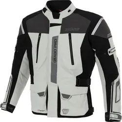 Büse Grado Pro Textiljacke Hellgrau Damen 40 - Motorradjacke mit Wasser-, winddichtem und atmungsaktivem Tactel®-Material, ideal für sicheres und komfortables Fahren bei jedem Wetter. Ausgestattet mit herausnehmbaren Protektoren und Belüftungssystem.