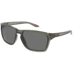 Oakley OO9448 SYLAS Herren-Sonnenbrille - Sportbrille mit grauem Vollrand-Gestell aus leichtem Kunststoff und kratzfesten Polycarbonat-Gläsern für optimalen Schutz und Komfort bei sportlichen Aktivitäten.