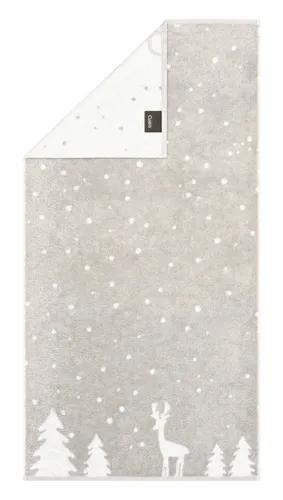 Cawö Duschtuch 6271 76 Winter Platin/Weiss von Cawö