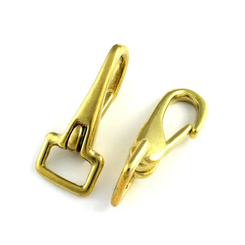 Schnappkarabiner 25mm 1''Zoll Rein Messing Gurtbreite: 25mm Karabiner