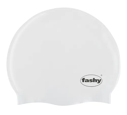 Fashy Badekappe Fashy - Silikon Badehaube Badekappe Sporthaube Damen Herren Weiß