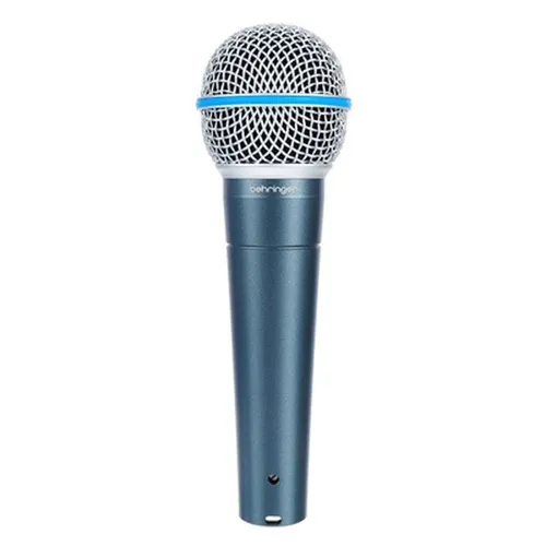 Behringer BA 85A Mikrofon - Dynamisches Supernierenmikrofon für Gesang, bietet maximalen Isolation und brillianten Sound mit integriertem Wind- und Pop-Rauschfilter. Ideal für Studio- und Live-Anwendungen.