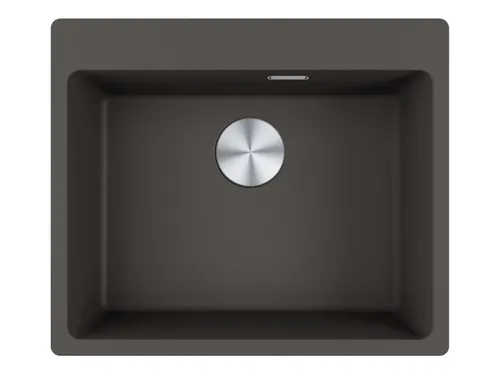 Franke Maris MRG 610-54 A Granitspüle in Schiefergrau - Elegante Fragranit-Einbauspüle in Schiefergrau, ideal für Unterschränke ab 60 cm. Handbetätigung und kompakte Maße von 59 x 50 cm (B x T) für eine optimale Nutzung in Ihrer Küche.