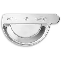 Dachrinnenboden Grömo mit Einstecknut, halbrund, links, Zink, verschiedene Größen (Ausführung: Nenngröße 250. Ø 105mm)